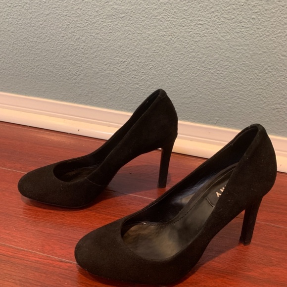 DKNY Black Suede Pumps - Picture 2 of 5